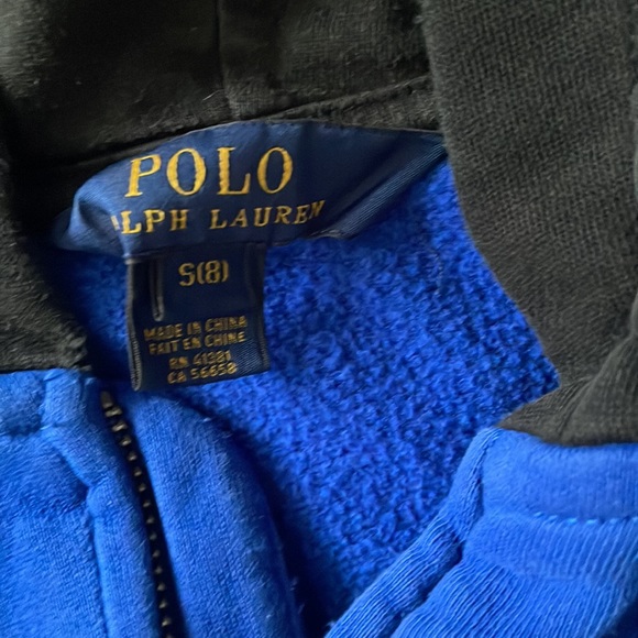 Ralph Lauren kids hoodie, size 8 - Picture 2 of 2